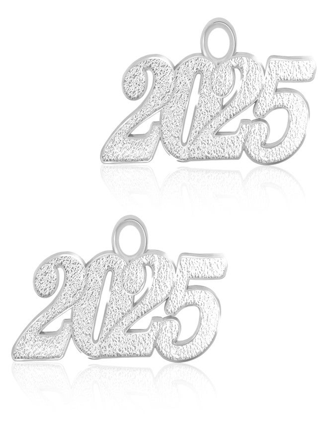 STARKET 2025 Graduation Tassel, 2 Pcs Silver Graduation Tassel 2025 - Image 2